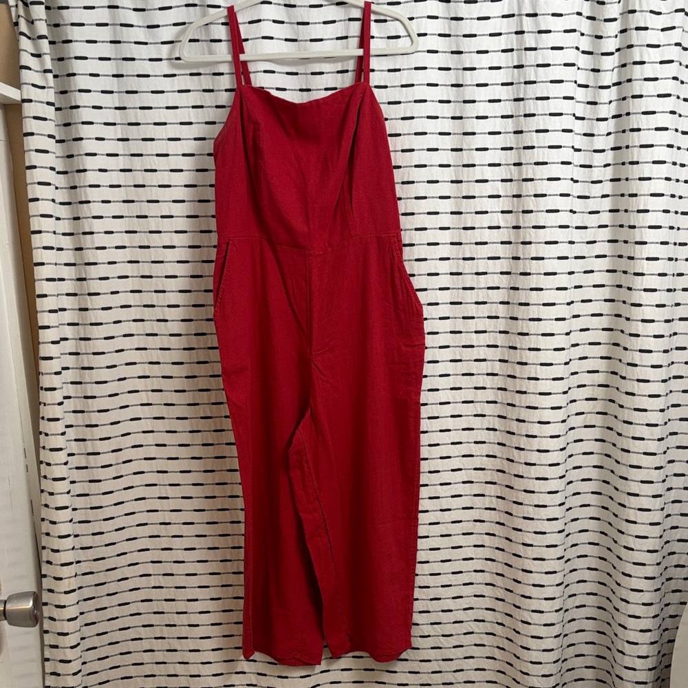 Old Navy Red Jumpsuit